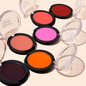 custom your logo vegan high pigment lip and cheek cream blush