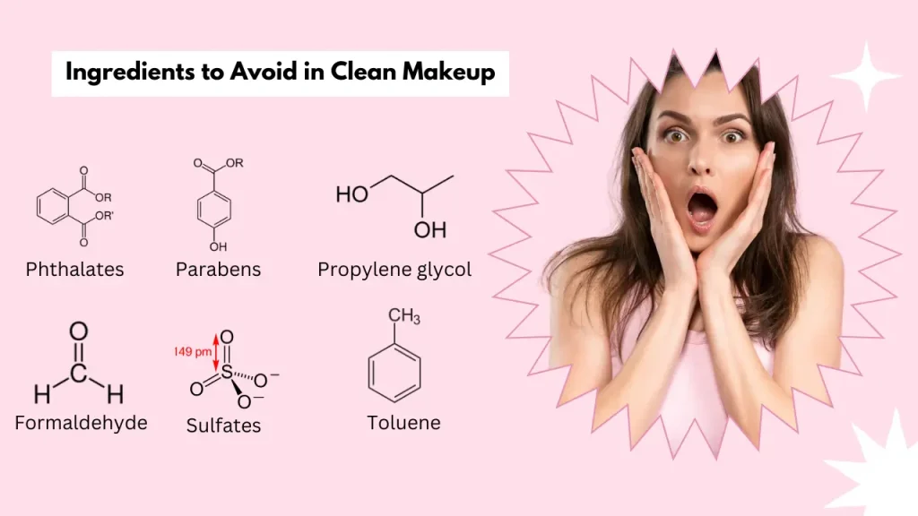 ingredients to avoid in clean makeup
