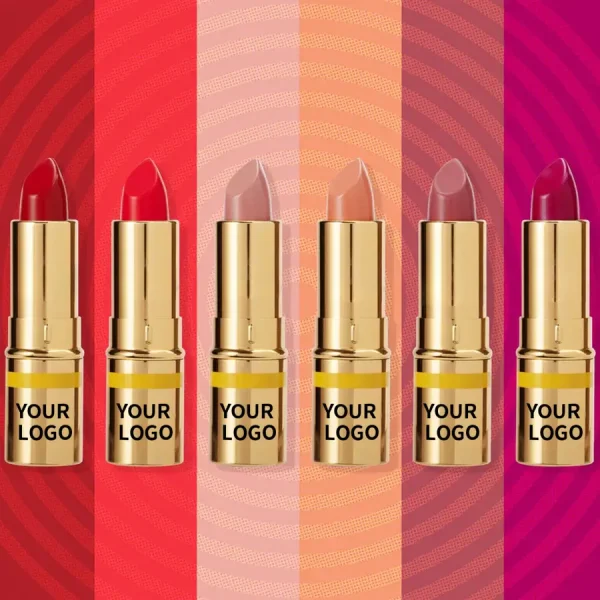 private label custom logo high pigment vegan velvet matte lipstick