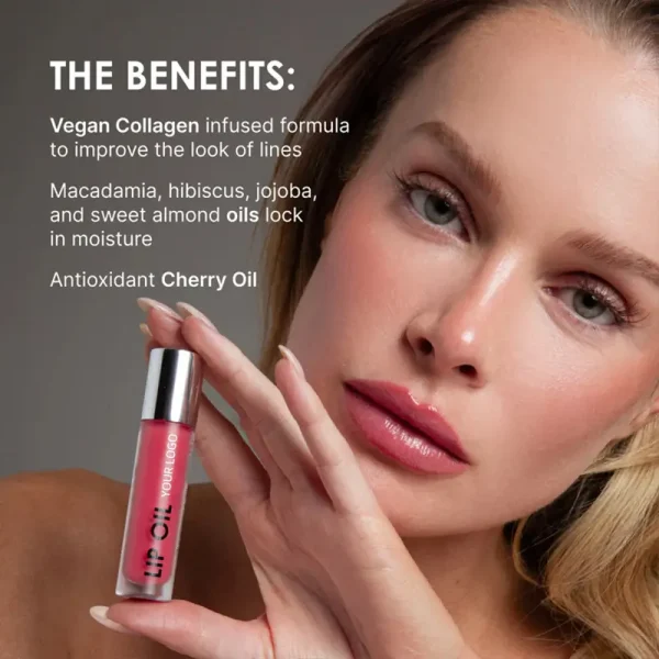2025 new trend private label plumping collagen lip oil