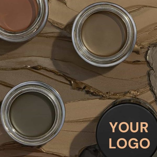 private label soft brown eyebrow pomade waterproof long lasting for precision eyeliner and brow definitio