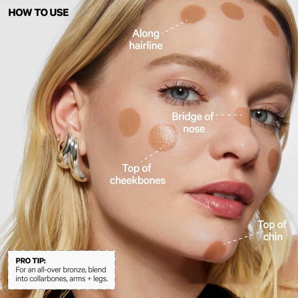 private label matte bronzer uildable cream bronzer stick für einen sunkissed glow
