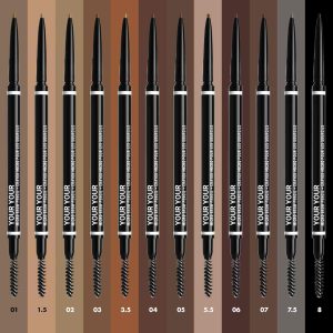 private label professional makeup micro brow pencil precise eyebrow pencil
