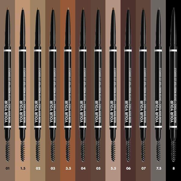 private label professional makeup micro brow pencil precise eyebrow pencil