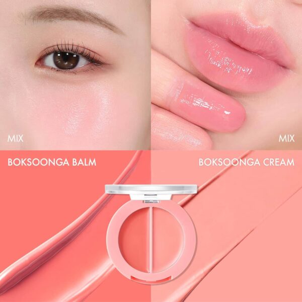 private label 3 in 1 lip and cheek eye shadow healthy balm