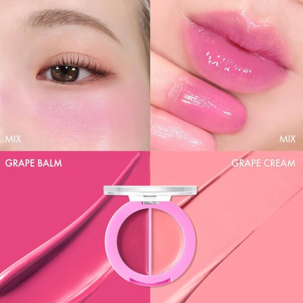 private label 3 in 1 lip and cheek eye shadow healthy balm