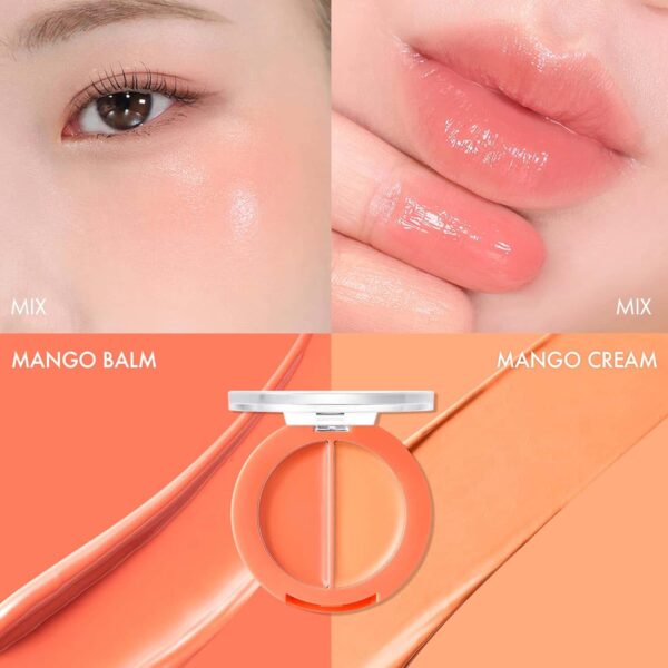private label 3 in 1 lip and cheek eye shadow healthy balm