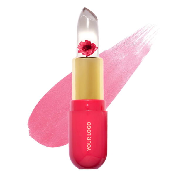 private label flower ph lip balm color changing lipstick