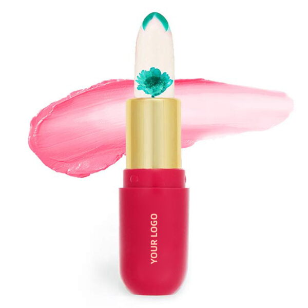 private label flower ph lip balm color changing lipstick