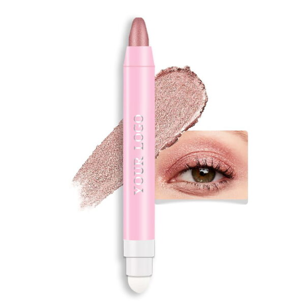 private label colorful eyeshadow stick with sponge tip