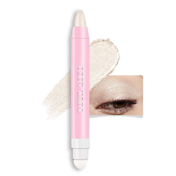 private label colorful eyeshadow stick with sponge tip