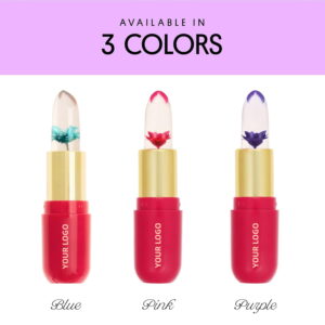 private label flower ph lip balm color changing lipstick