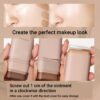 private label multifunctional foundation stick makeup with brush