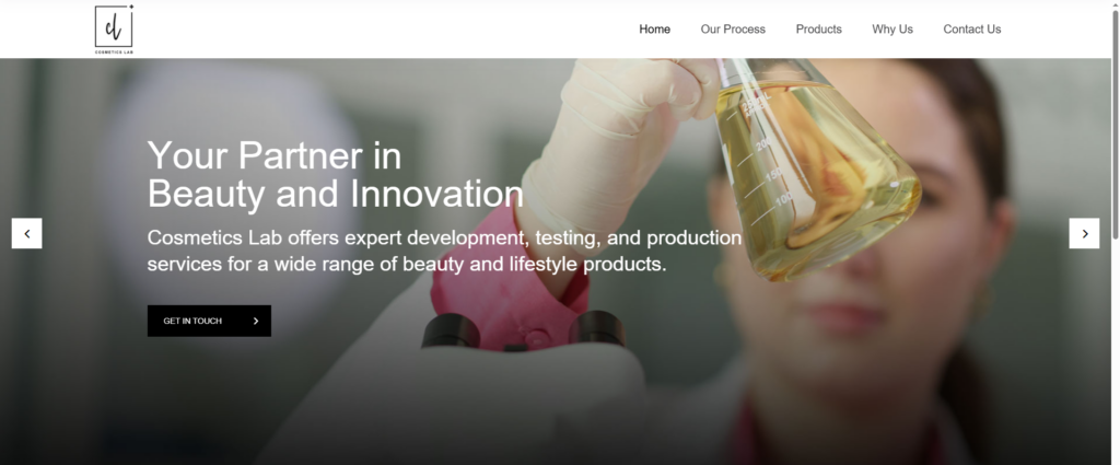 laboratoire de cosmétiques