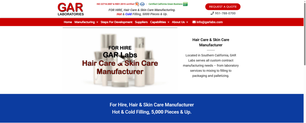 Top 10 Private Label Cosmetics Manufacturers in the US