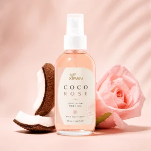 Private Label Moisturizing & Nourishing Cocoa, Rose, and Coconut Body Oil