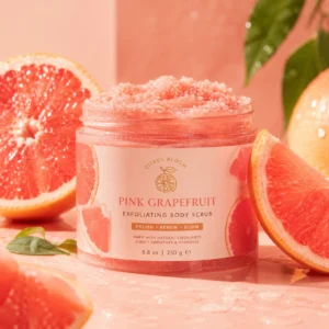 Private Label Pink Grapefruit Exfoliating Scrub