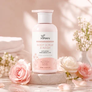 Private Label 2-in-1 Exfoliating Rose Body Wash