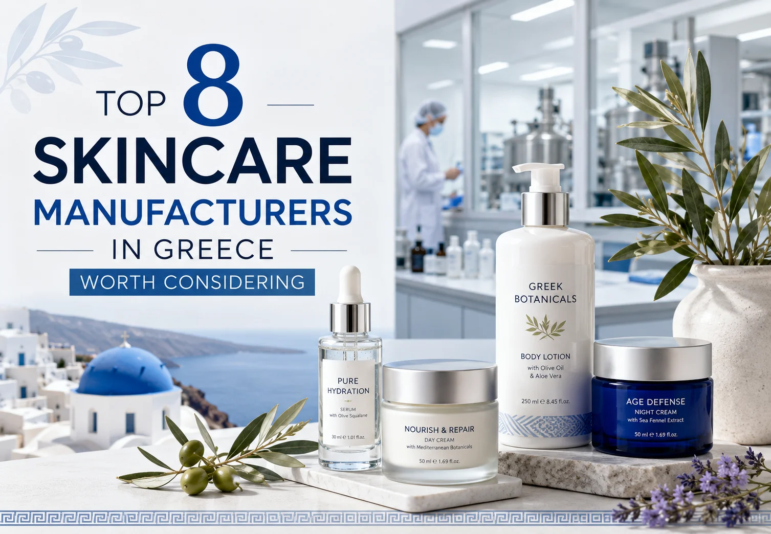 Arriba 8 Skincare Manufacturers in Greece