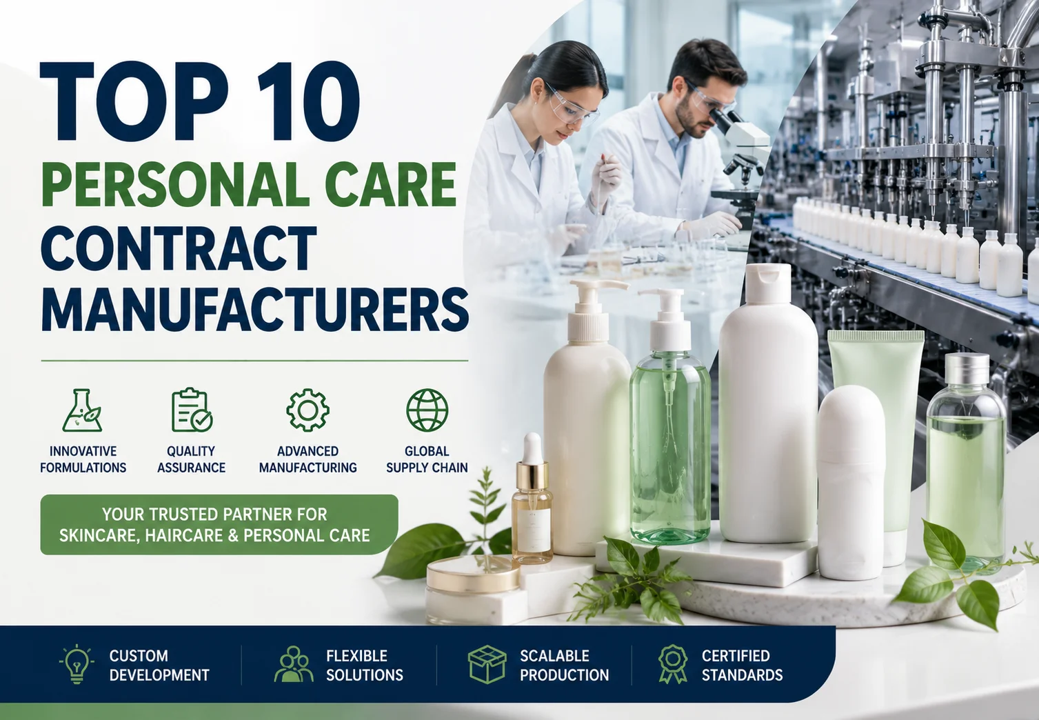 Personal Care Contract Manufacturers for Private Label Brands