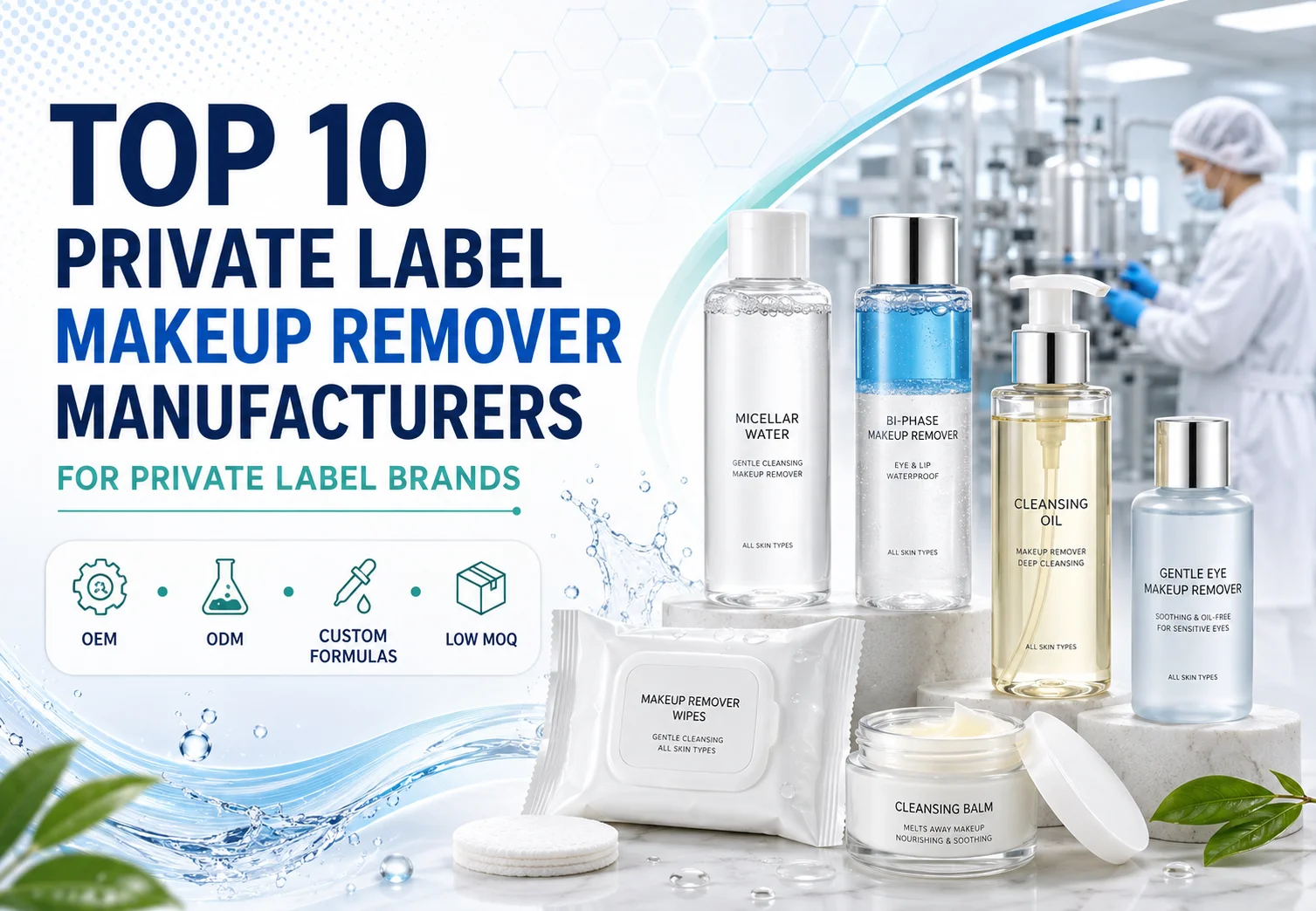 Private Label Makeup Remover Manufacturers