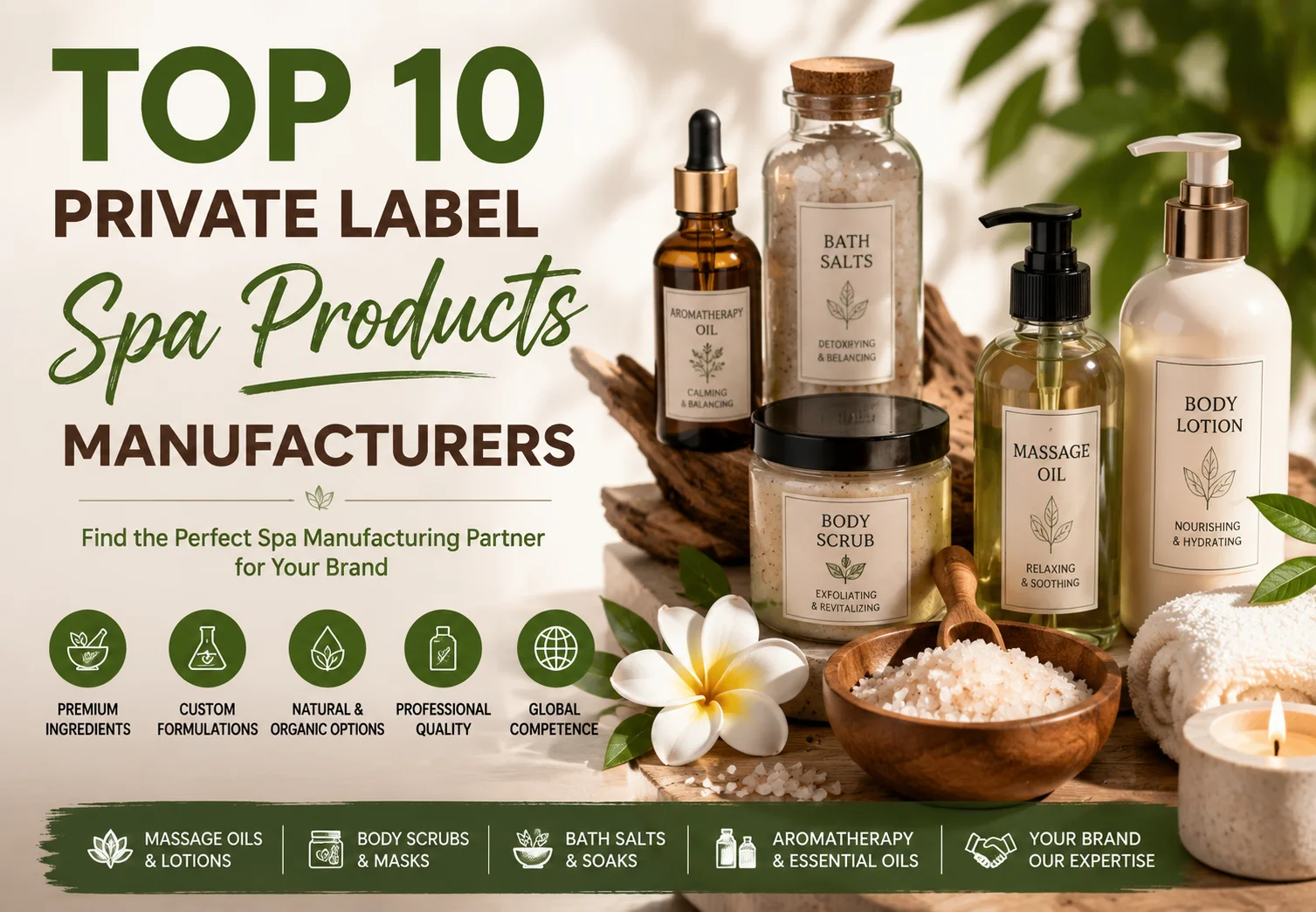 Private Label Spa Products Manufacturers