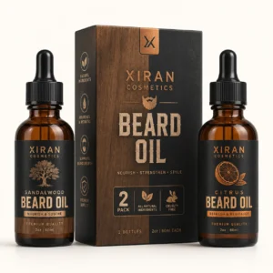 Private Label Sandalwood and Citrus Men's Beard Oil