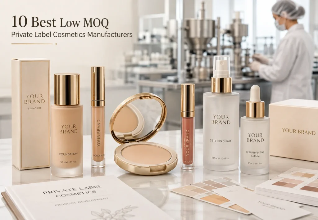 10 Best Low MOQ Private Label Cosmetics Manufacturers