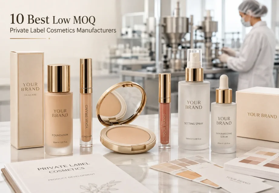 10 Best Low MOQ Private Label Cosmetics Manufacturers
